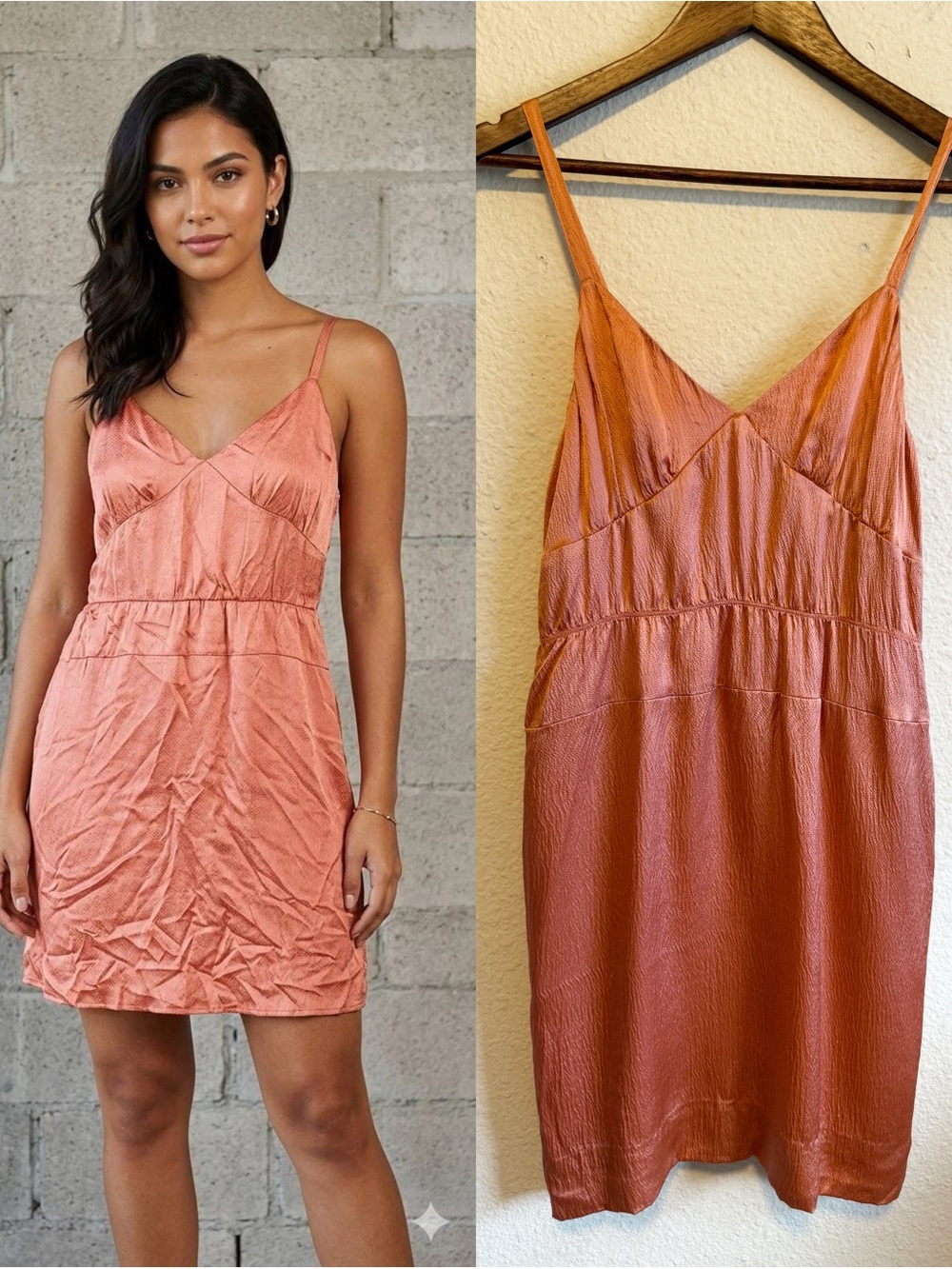 J.Crew Peachy Silk Mini Dress – Size 2